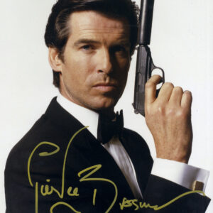 007 pierce brosnan signed photo.shanks aitographs
