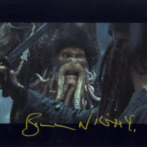 BILL NIGHY DAVY JONES SIGNED PHOTO