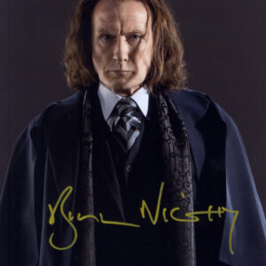 BILL NIGHY SIGNED PHOTOGRAPH.SHANKS AUTOGRAPHS