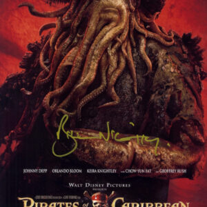 BILL NIGHY DAVY JONES SIGNED PHOTO