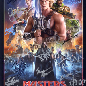 masters of the universe signed cast photo - Nicholas Galitzine. shanks autographs memorabilia
