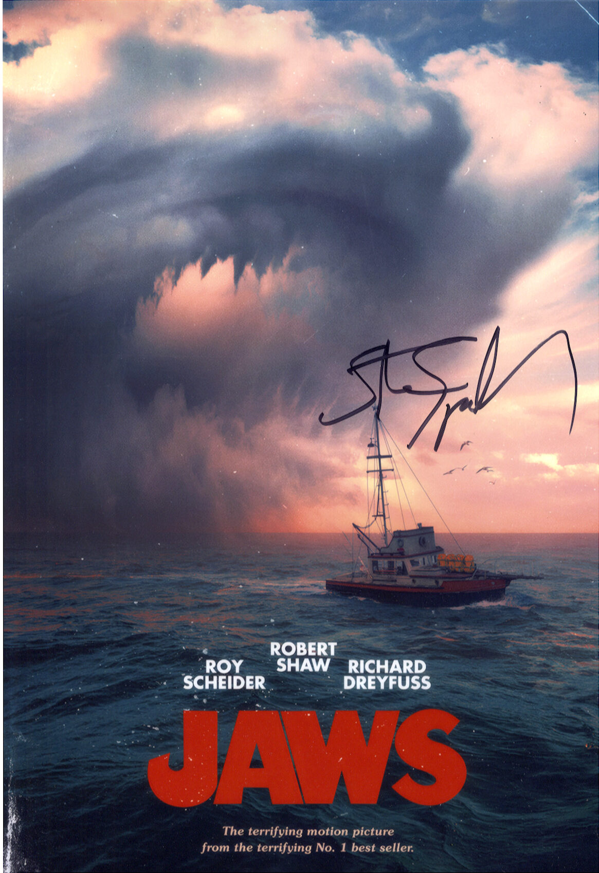 steven spielberg signed photo.shanks autographs