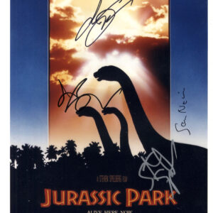Jurassic Park cast Signed 12x18 Poster Photo