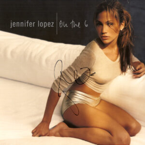 JENNIFER LOPEZ SIGNED VINYL RECORD.SHANKS AUTOGRAPHS
