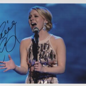 Hollie Jessica Cavanagh signed American idol.shanks autographs