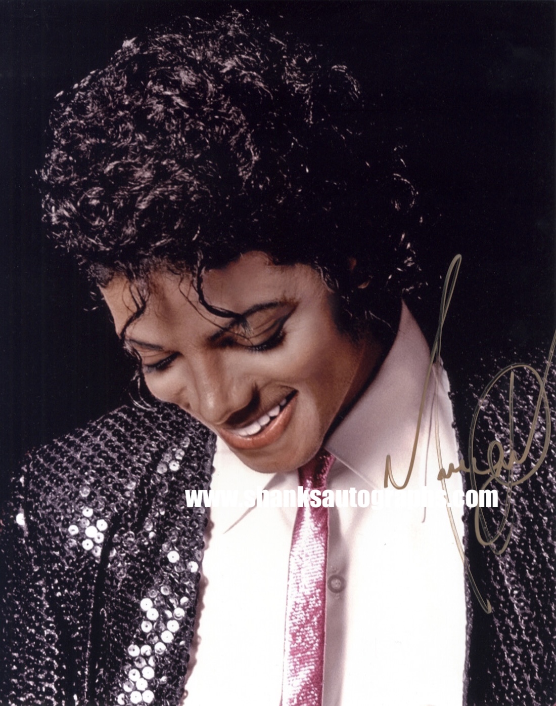 Michael Jackson signed autograph.shanks autographs