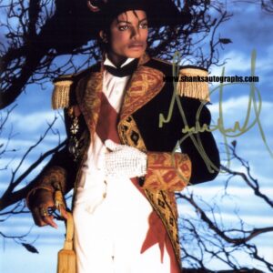 Michael Jackson signed autograph.shanks autographs