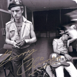 Terry chimes the clash -signed photo.shank autographs acgcert authentication