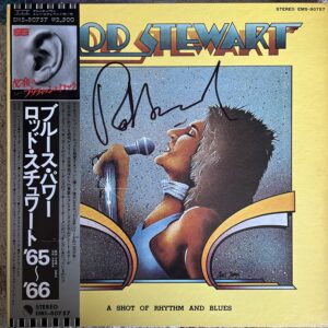 Rod Stewart signed Japanese Vinyl -shanks autographs