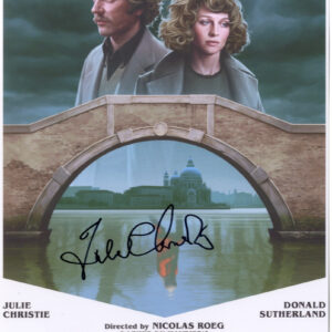 Julie christie signed photo. shanks autographs