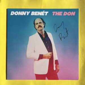 the don donny benet signed vinyl records . shanks autographs