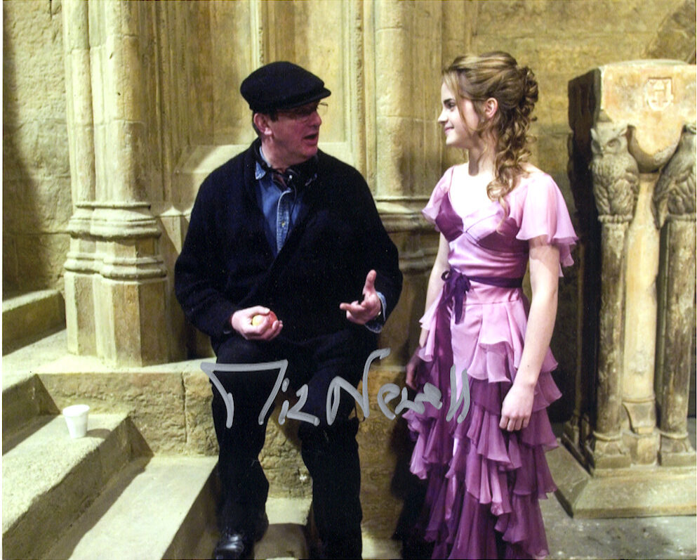 MIKE NEWELL SIGNED photograph. shanks autographs in person autographs you can trust HARRY POTTER