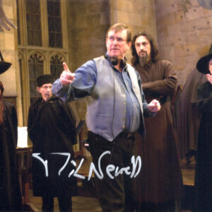MIKE NEWELL SIGNED photograph. shanks autographs in person autographs you can trust HARRY POTTER