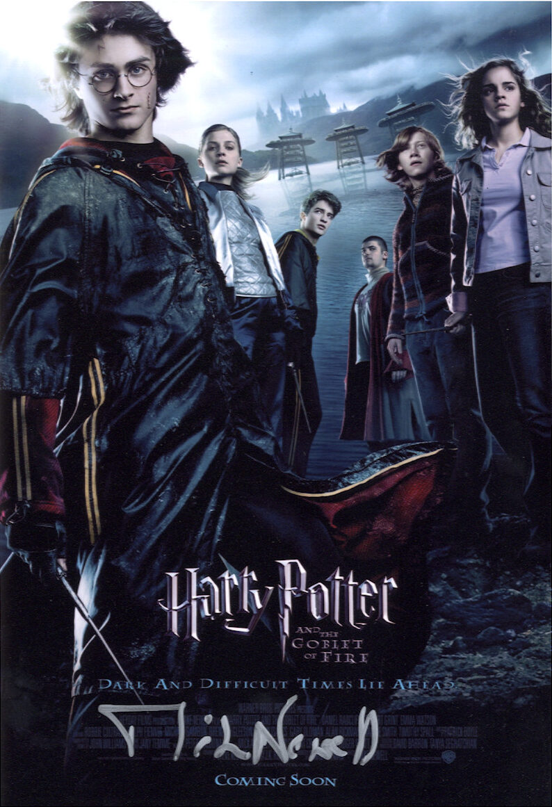 MIKE NEWELL SIGNED photograph. shanks autographs in person autographs you can trust HARRY POTTER
