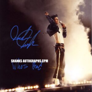 Jaafar Jackson 'Michae jacksonl' signed photograph biopic.shanks autographs.