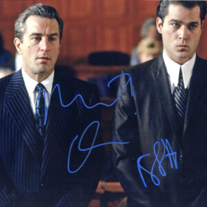 Ray Liotta & Robert De Niro Signed Goodfellas Photo