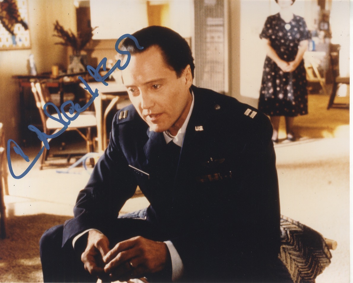 pulp fiction Christopher walken signed photo - shanks autographs