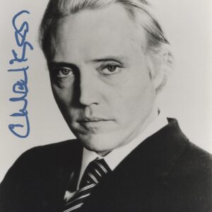 Christopher walken signed James Bond photo. shanks autographs