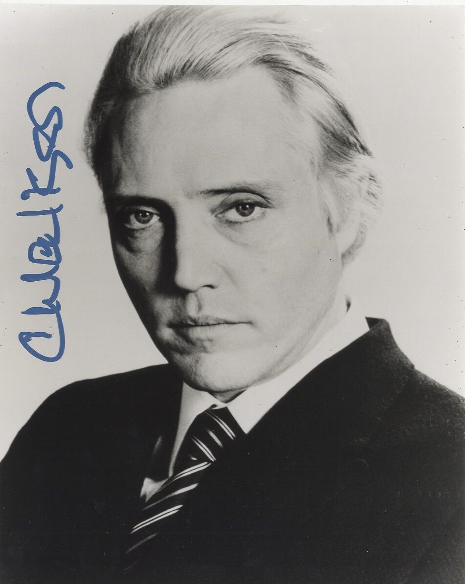 Christopher walken signed James Bond photo. shanks autographs