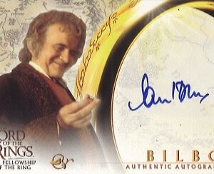 Ian holm signed lotr trading card - shanks autographs
