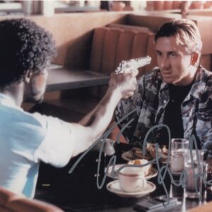 Tim roth signed pulp fiction photo.