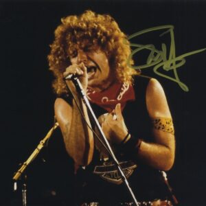 Sammy Hagar signed photo.shanks autographs