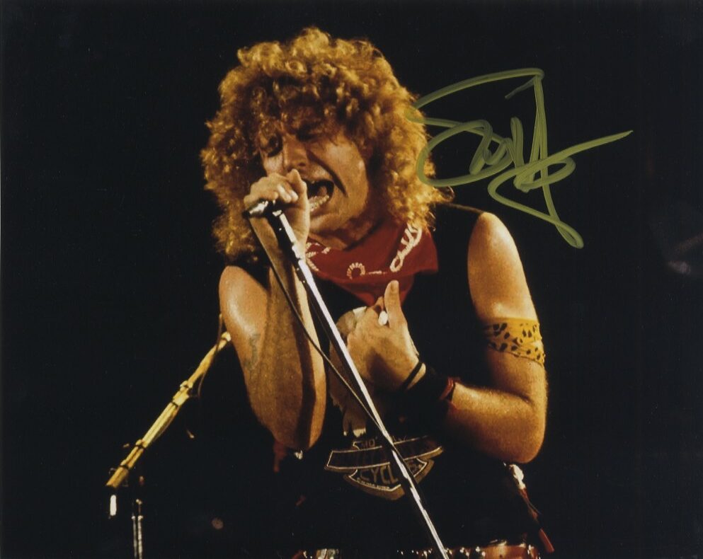 Sammy Hagar signed photo.shanks autographs