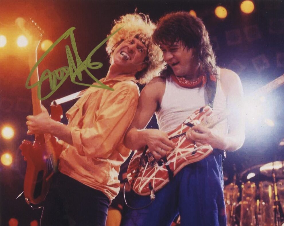 Sammy Hagar signed photo.shanks autographs