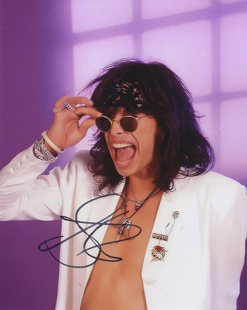 Steven Tyler signed photo -authentic shanks autographs