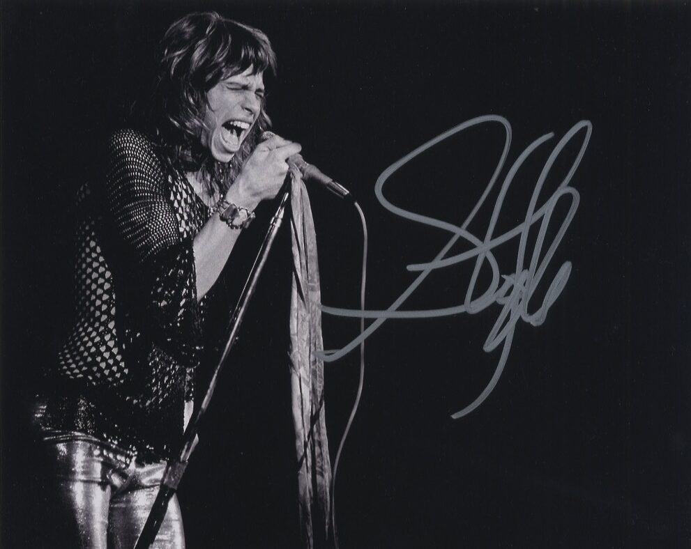 Steven Tyler signed photo -authentic shanks autographs