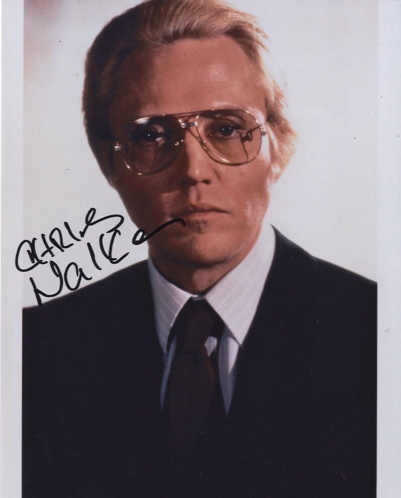 Christopher walken signed James Bond photo - shanks autographs
