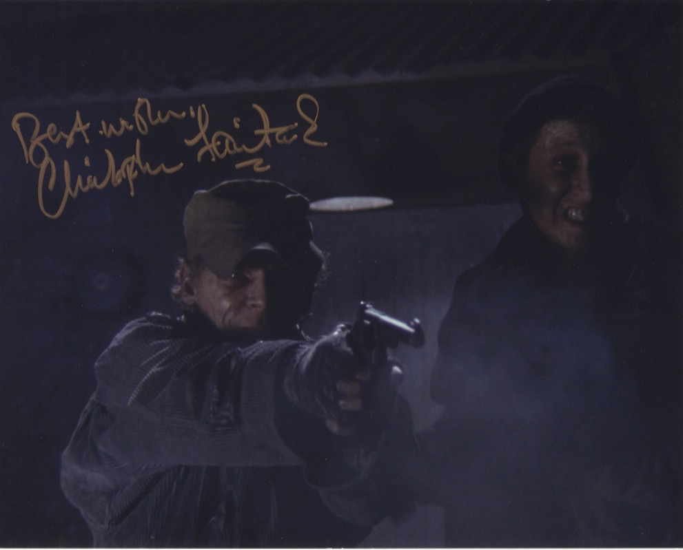 Christopher fairbank Batman signed photo