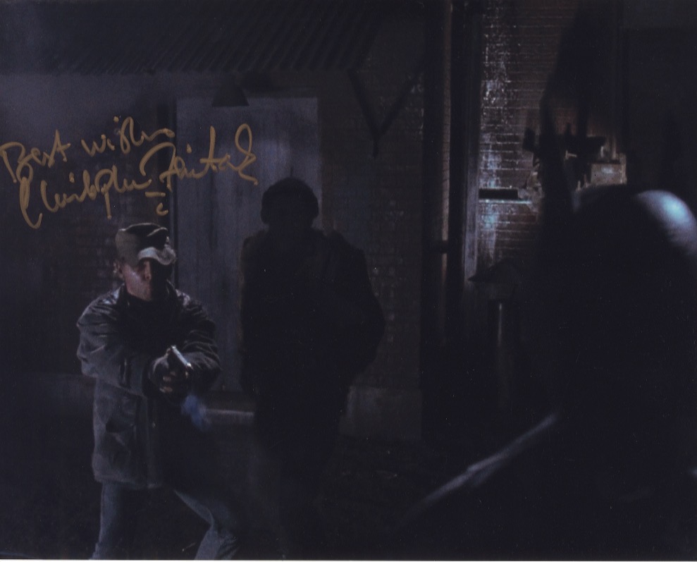 Christopher fairbank Batman signed photo