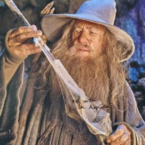 Ian McKellen Signed Gandalf 16x20 Photograph – ACGCert Authenticated
